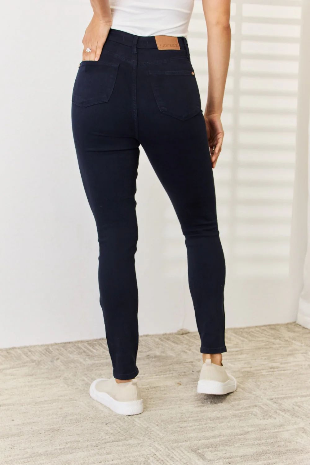 Judy Blue Full Size Garment Dyed Tummy Control Skinny Jeans - Lositime
