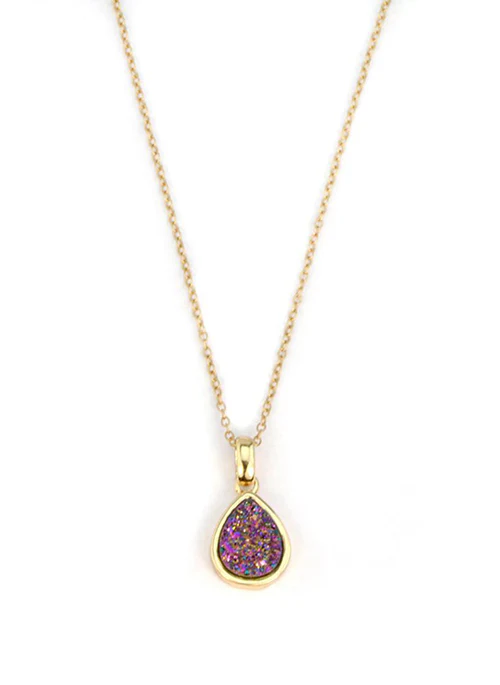 Emma Teardrop Pendant in Gold - Lositime