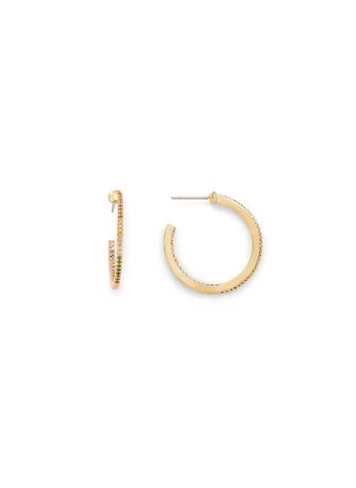 Endless Rainbow Hoops Gold - Lositime