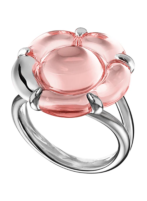 B FLOWER Small Crystal Ring - Lositime