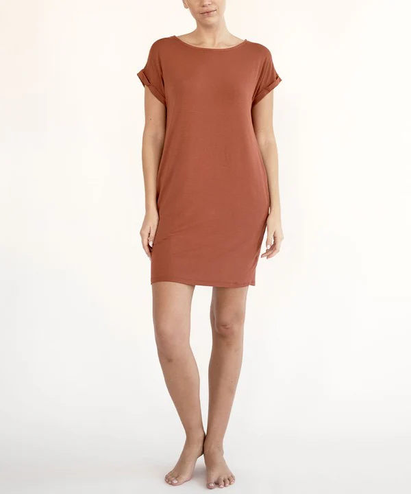 BAMBOO CROP DRESS WITH POCKETS - Lositime
