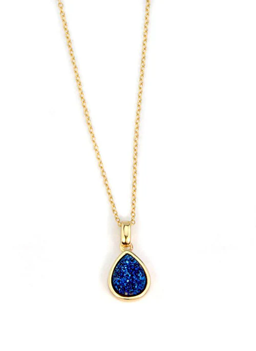 Emma Teardrop Pendant in Gold - Lositime