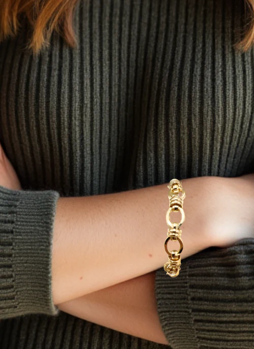 Valerie Gold Ovals Bracelet - Lositime