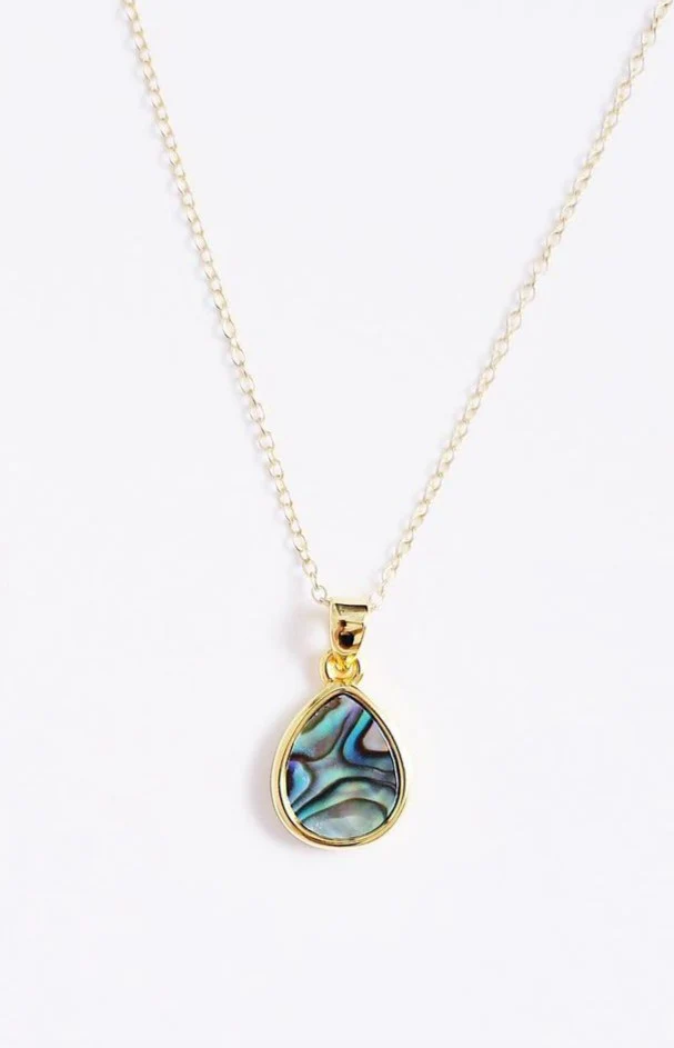 Emma Teardrop Pendant in Gold - Lositime