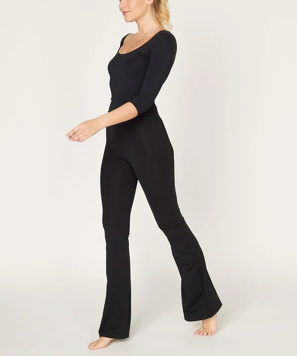 BAMBOO SLIM BELL YOGA PANTS - Lositime