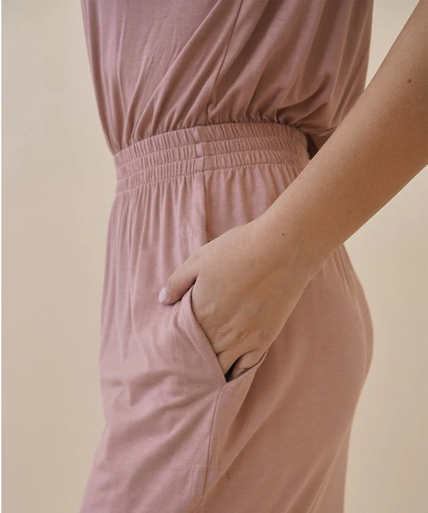 BAMBOO CASUAL ONE PIECE WITH POCKETS - Lositime