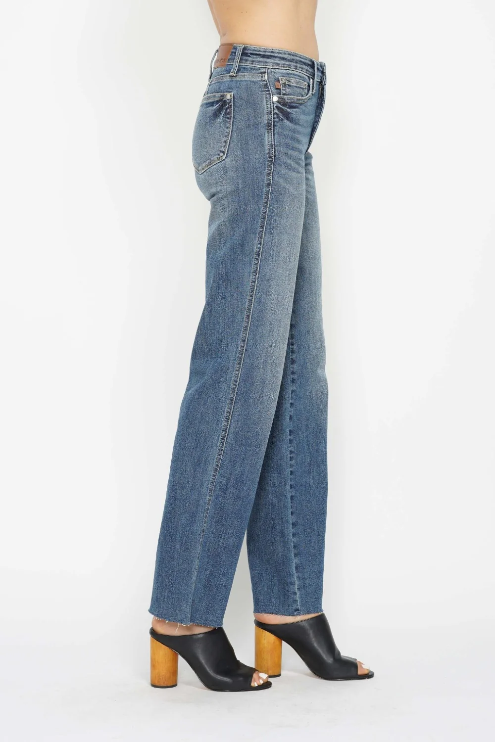 Judy Blue Full Size Tummy Control Straight Jeans - Lositime