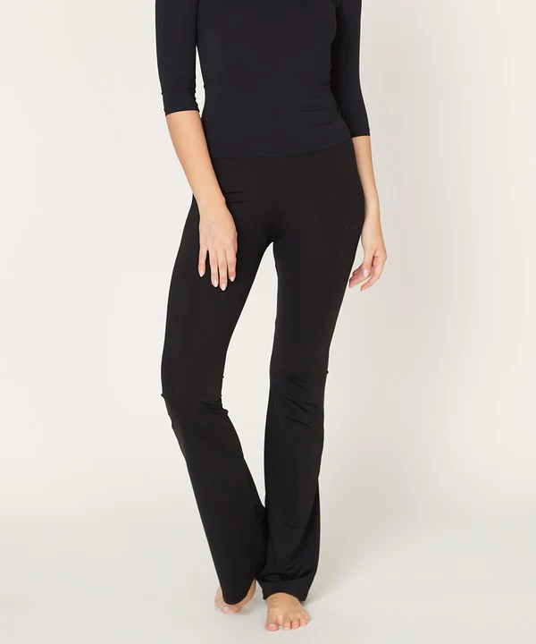 BAMBOO SLIM BELL YOGA PANTS - Lositime