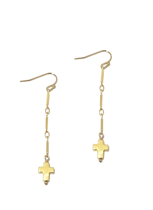 Gracie Gold Cross Earrings - Lositime