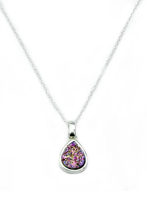 Emma Teardrop Pendant in Silver - Lositime